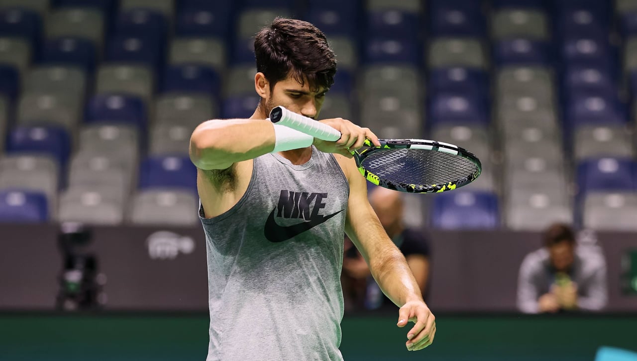 Carlos Alcaraz, contratiempo a la vista