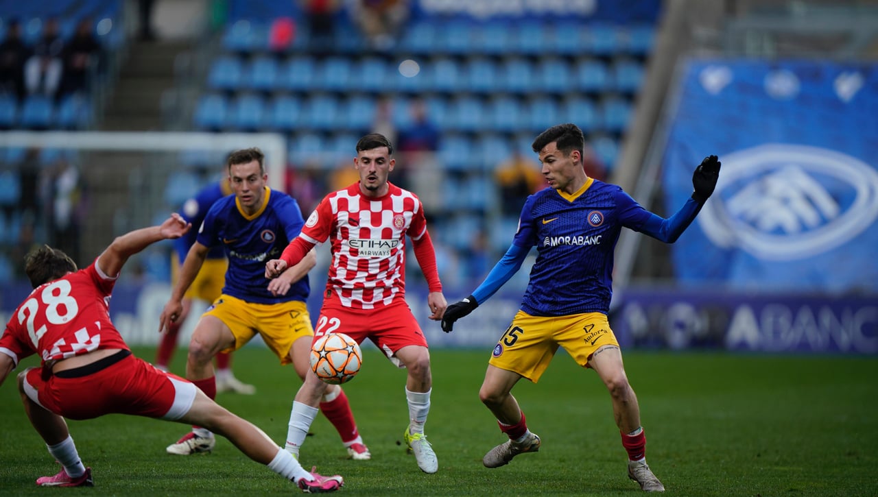 Juan Arango, el hijo del mítico ex del Mallorca, clave en la victoria del Girona contra el Andorra
