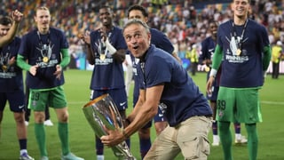 Luis Enrique, elegido mejor entrenador en la gala del Balón de Oro