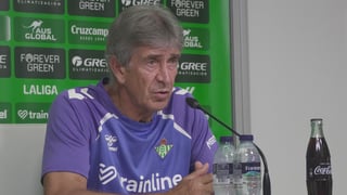 Pellegrini actualiza el parte médico del Betis: "No tenemos efectivos para poder rotar" 