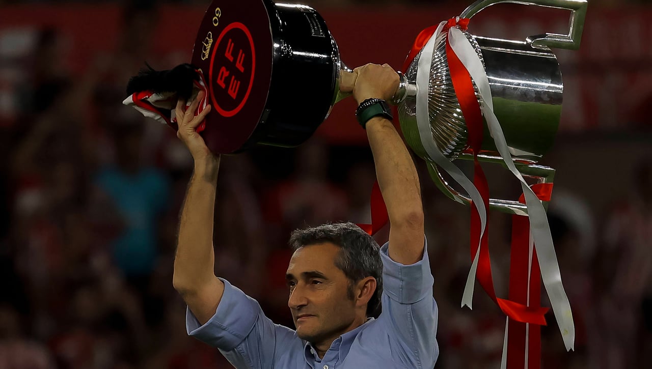 Valverde celebra la Copa con renovación, 'fichaje' de Nico Williams y acordándose del Sevilla