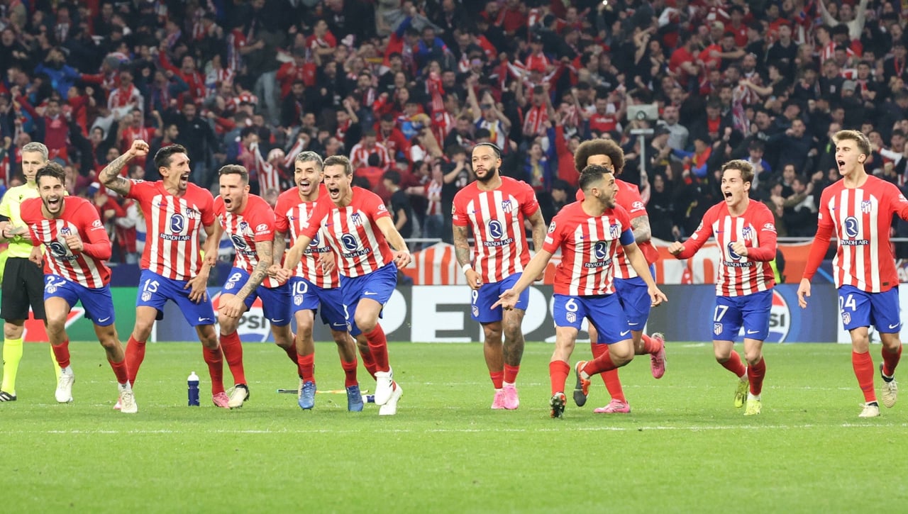 La cara triste del pase a cuartos de final de la Champions League en el Atleti