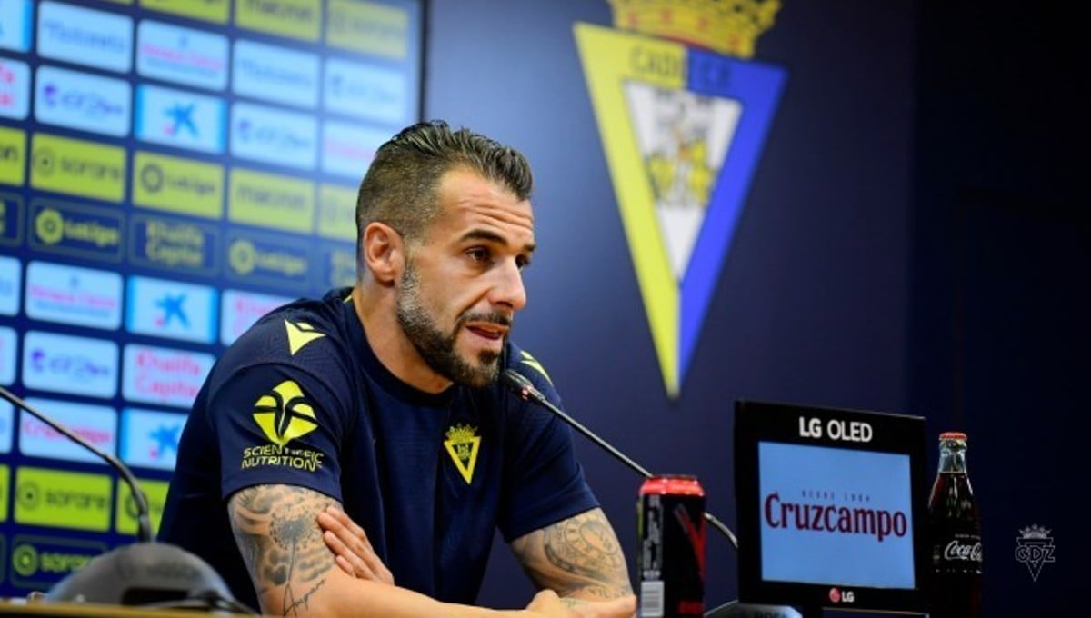 Negredo y la situación del Cádiz CF: "Es un tema mental"