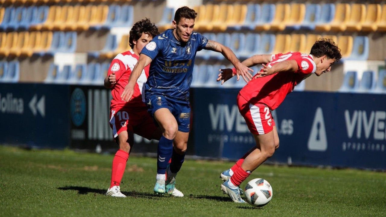 UCAM Murcia 1-0 Sevilla Atlético: Preso de su falta de eficacia