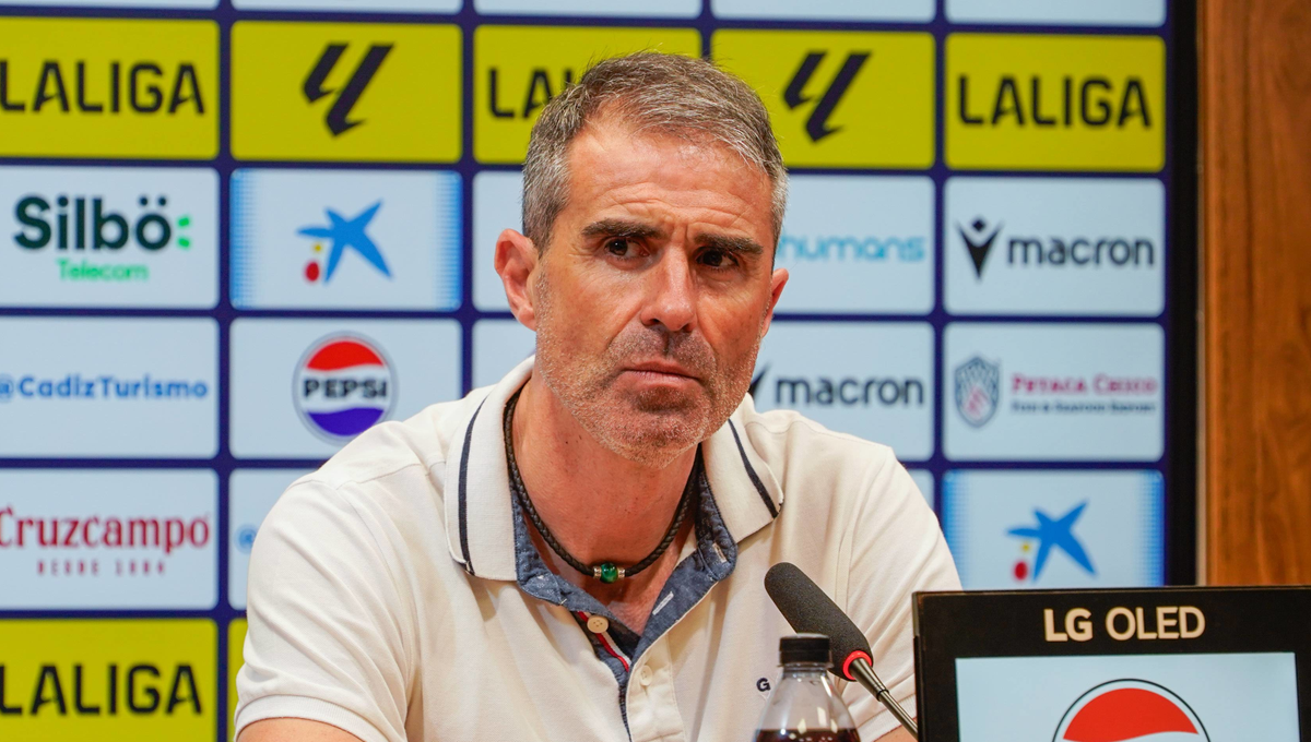 Gaizka Garitano, en el aire