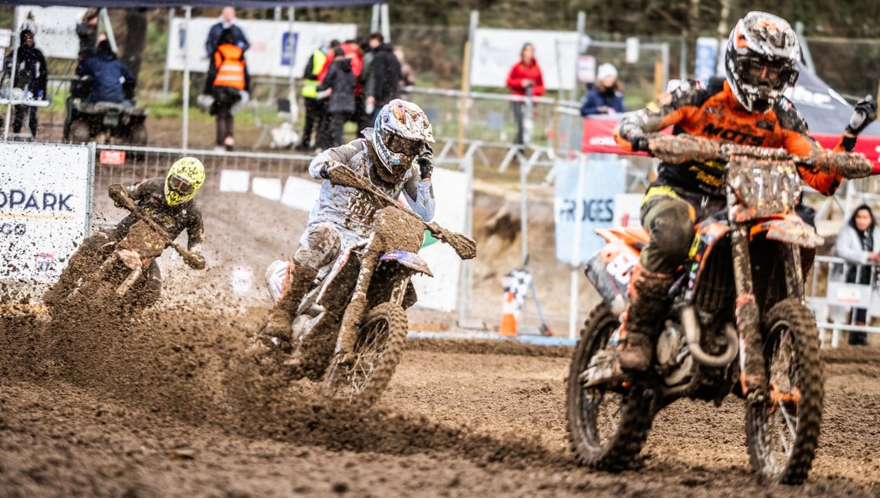 Carlos Campano, tercero del Nacional de MX1 tras una intensa carrera en Lugo
