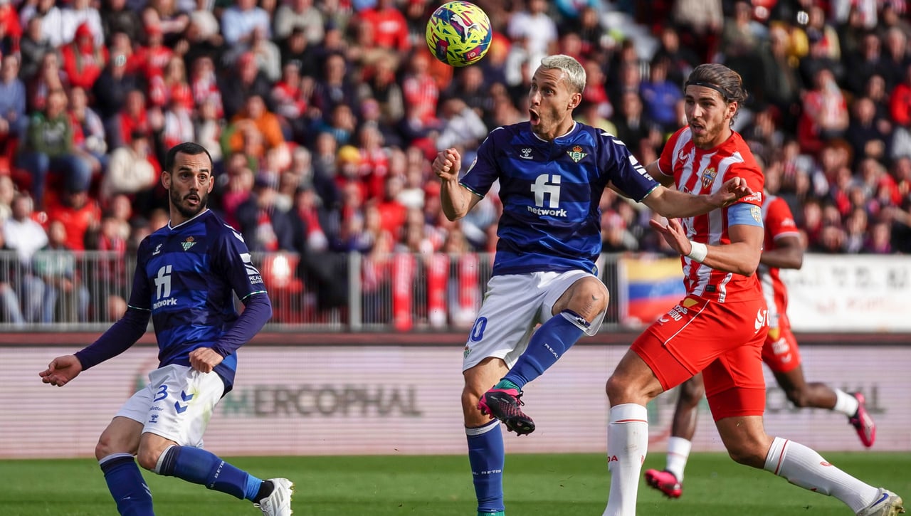 Almería 2-3 Betis: Canales le pone el cascabel al gato
