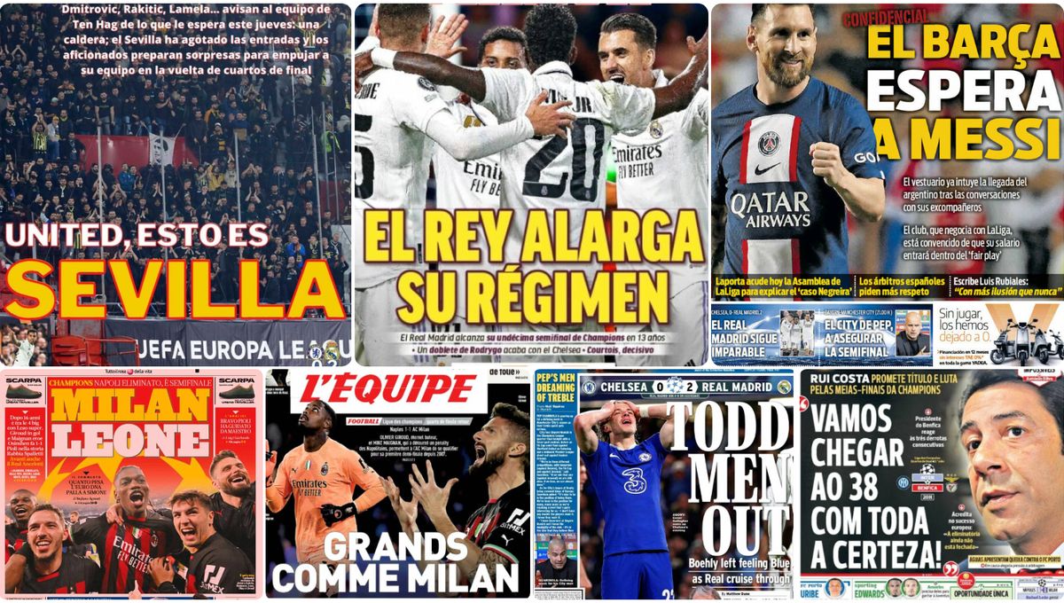 Guardianes de Nervión, 'Top' Betis, Rodrygoles, Esperando a Messi, Compromiso... las portadas del miércoles