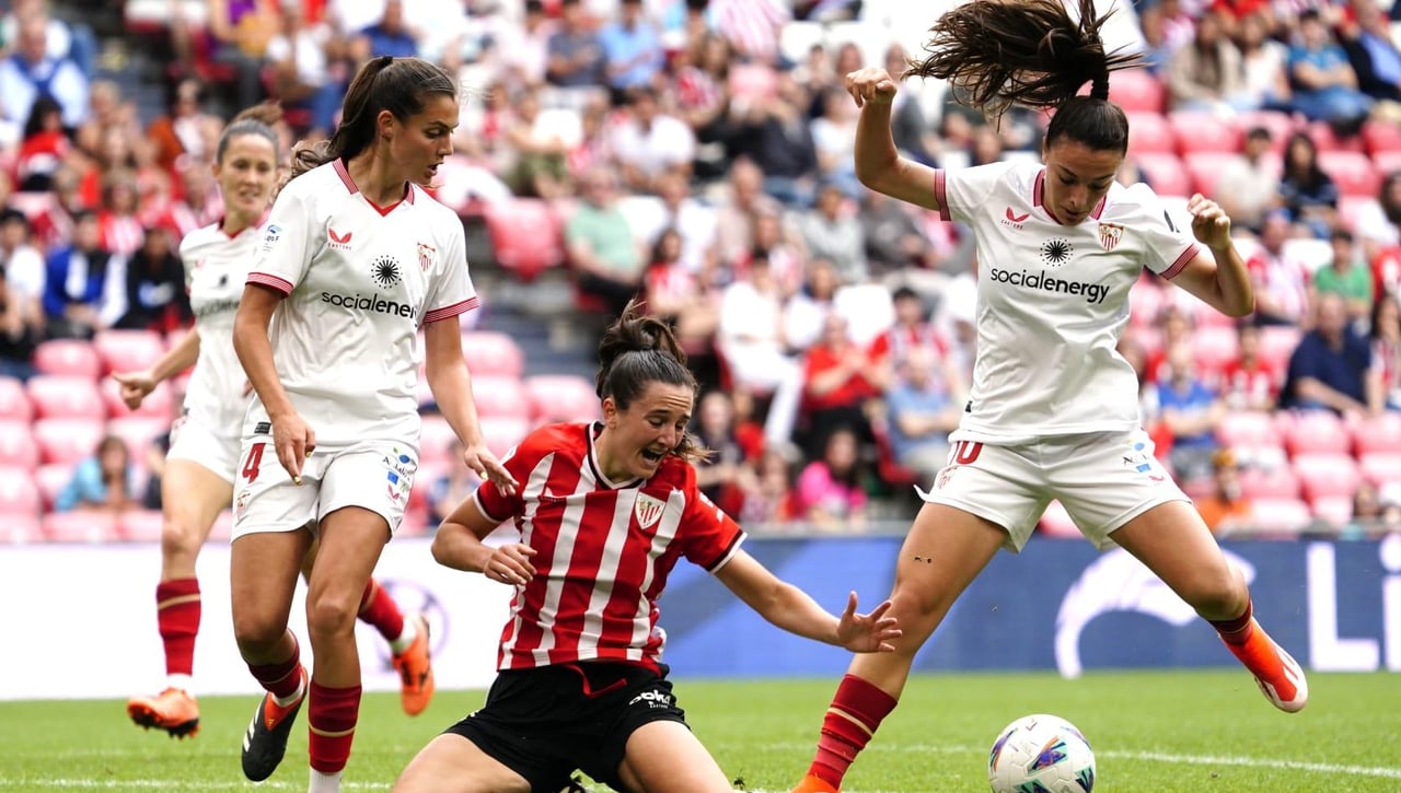 2-1: El Sevilla Femenino se despide con derrota en San Mamés