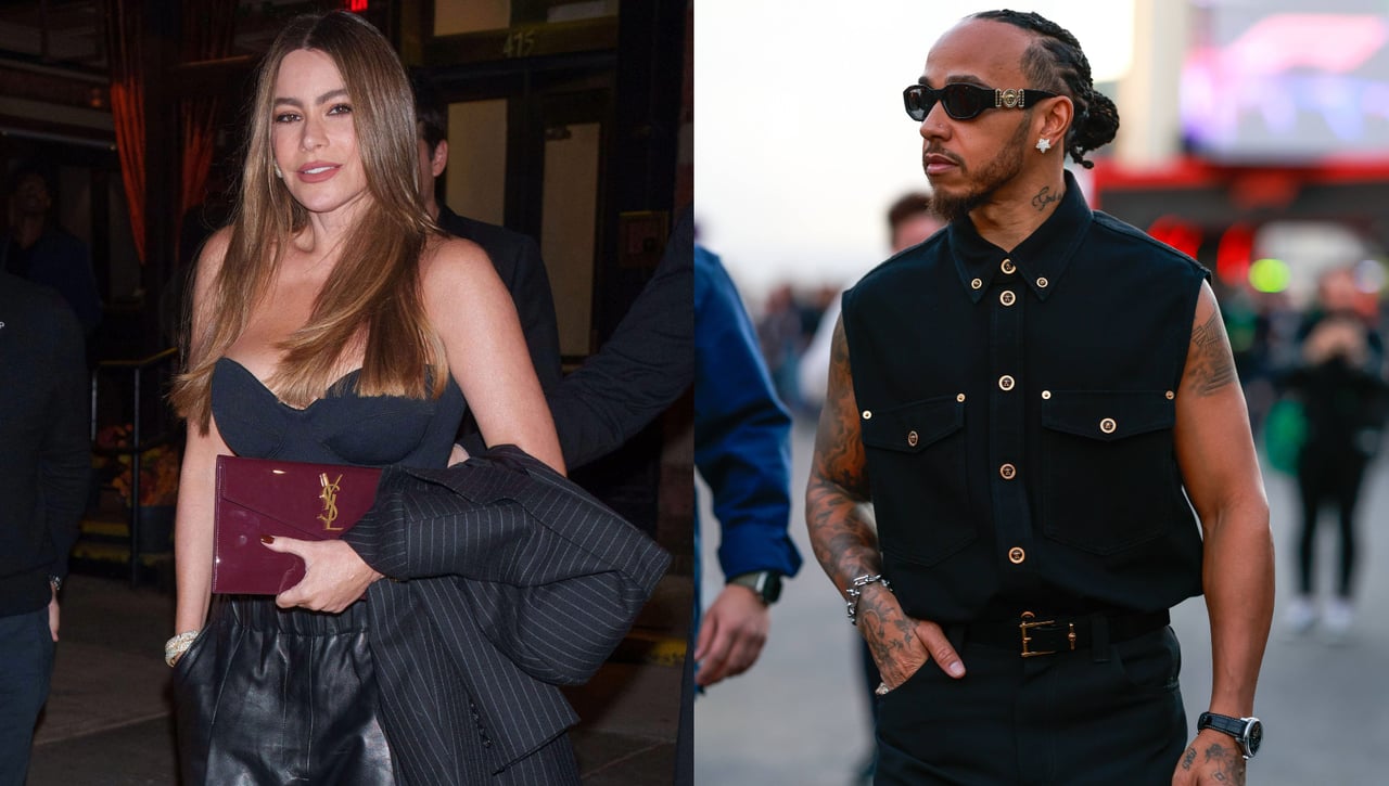 Sofía Vergara y Lewis Hamilton, juntos