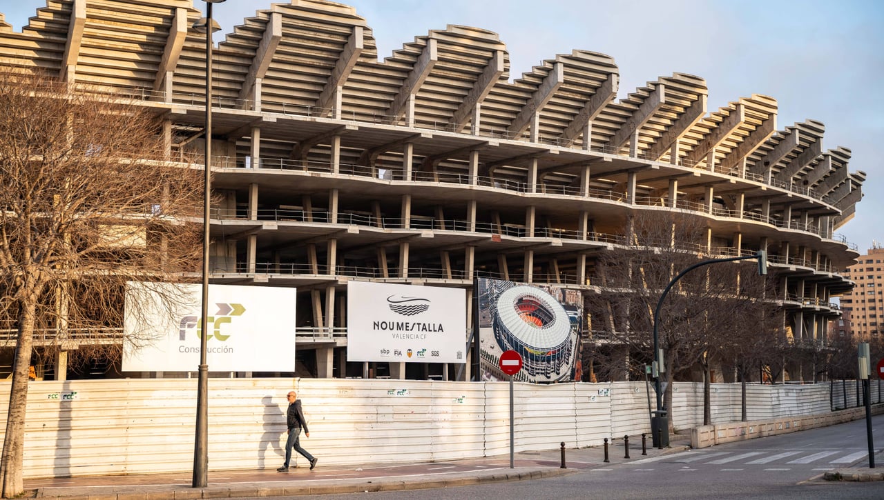 Más problemas para las obras del Nou Mestalla