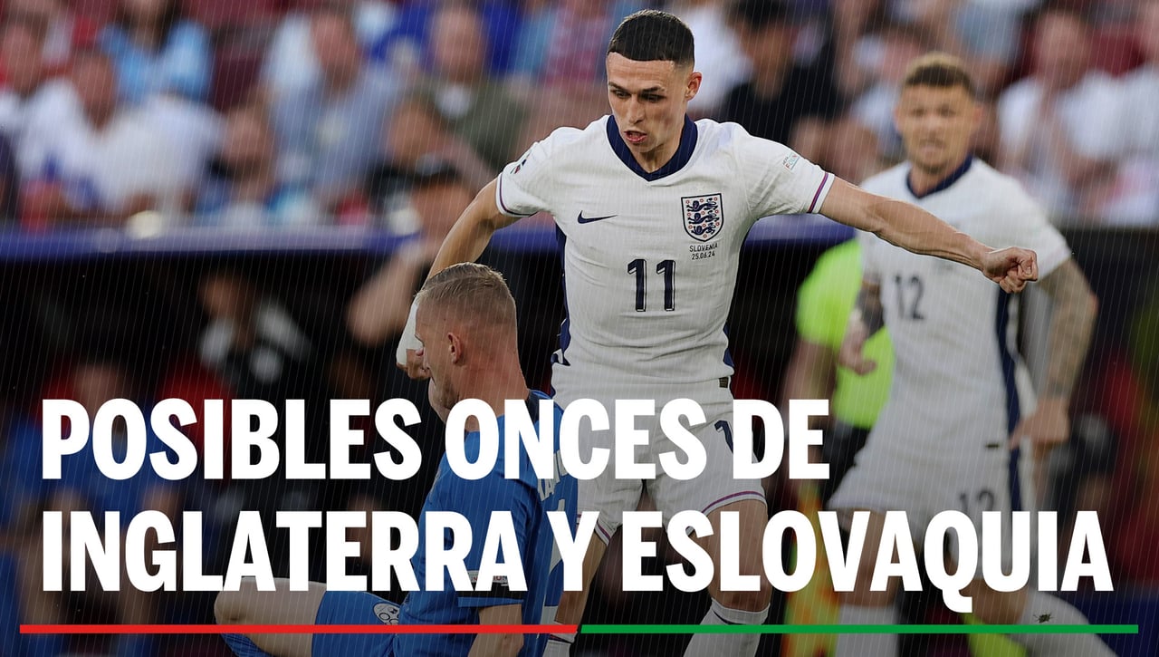 Inglaterra - Eslovaquia: Alineación posible de Southgate y Calzona en los octavos de final de la Eurocopa 2024