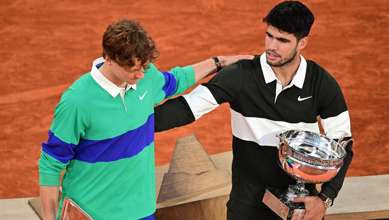 Frenazo en seco a Carlos Alcaraz y Sinner