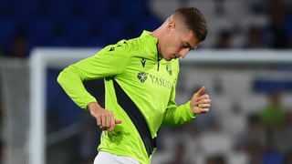 Sucic protagoniza la mala noticia en el entrenamiento de la Real Sociedad