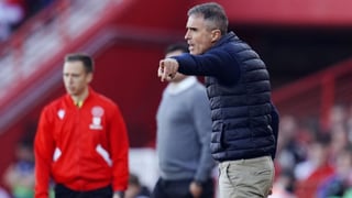 Garitano señala una "pena" mayor a la rabia por los arbitrajes al Almería