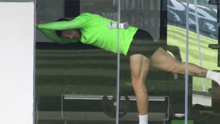 Ruibal y Bellerín avanzan en su recuperación en la sesión previa al Celta de Vigo