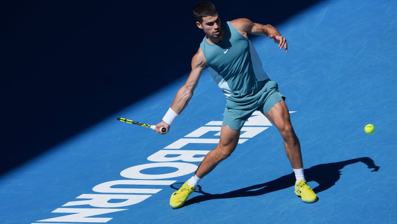 Alcaraz - Draper: Horario, canal y dónde ver en TV y online el partido de Carlos Alcaraz en el Open de Australia 2025