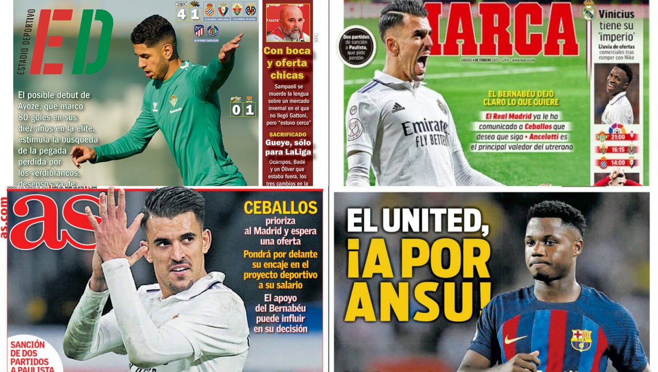 Ceballos lo tiene claro, el United hace dudar a Ansu Fati, el Betis busca la cuarta plaza... 