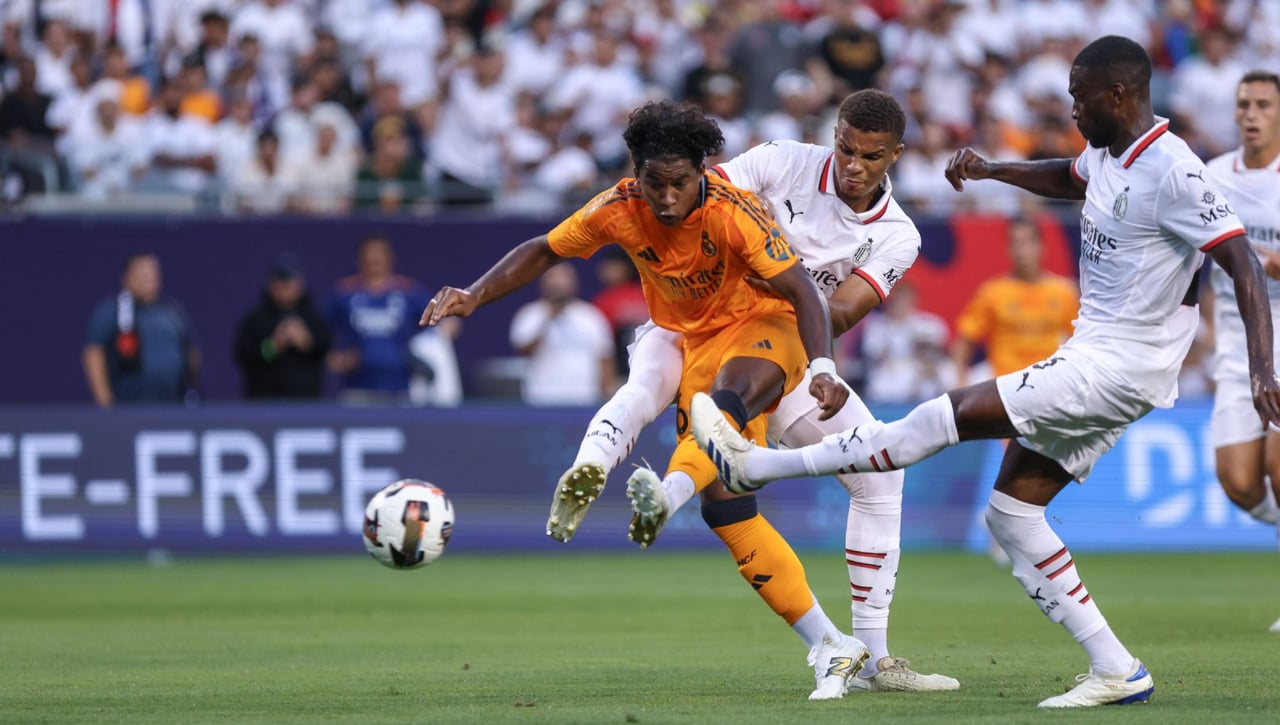Real Madrid 0-1 AC Milán: Endrick no pasa el primer test de la pretemporada