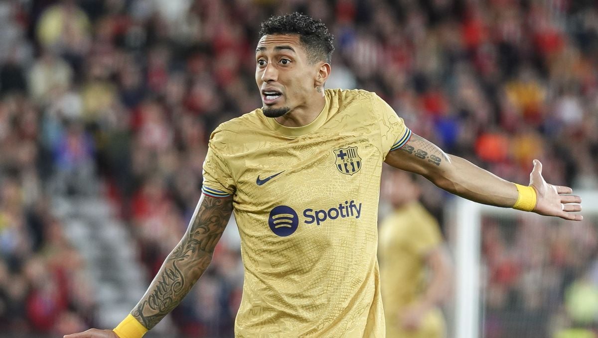 Raphinha, la gran novedad en el entrenamiento del Barça