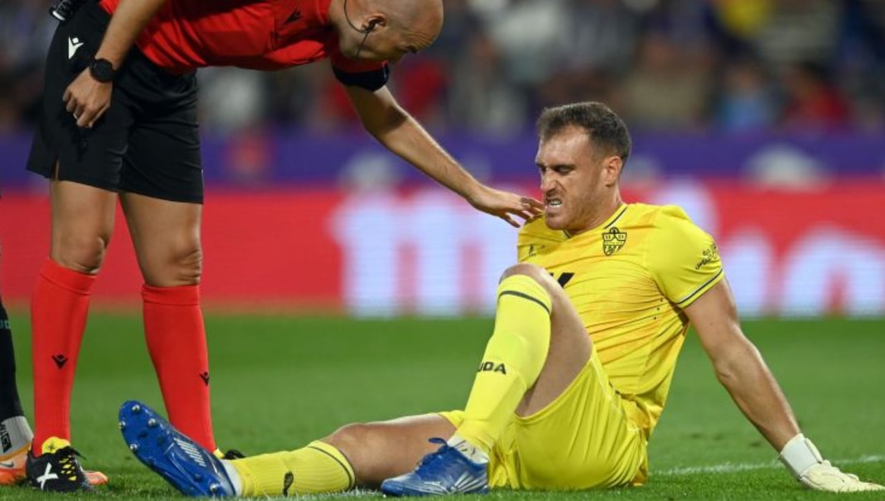 Alarmas en la enfermería del Almería tras el partido ante el Valladolid