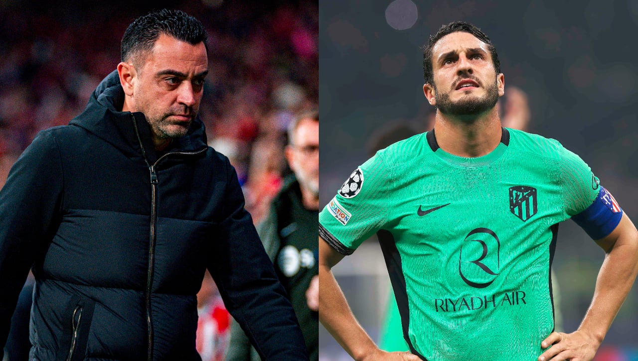 La curiosa conversación entre Xavi Hernández y Koke en el Atlético de Madrid - Barcelona