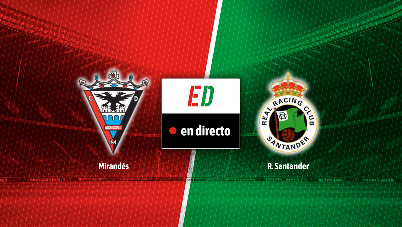 Mirandés - Racing Santander en directo: resultado del partido de hoy de LaLiga Hypermotion