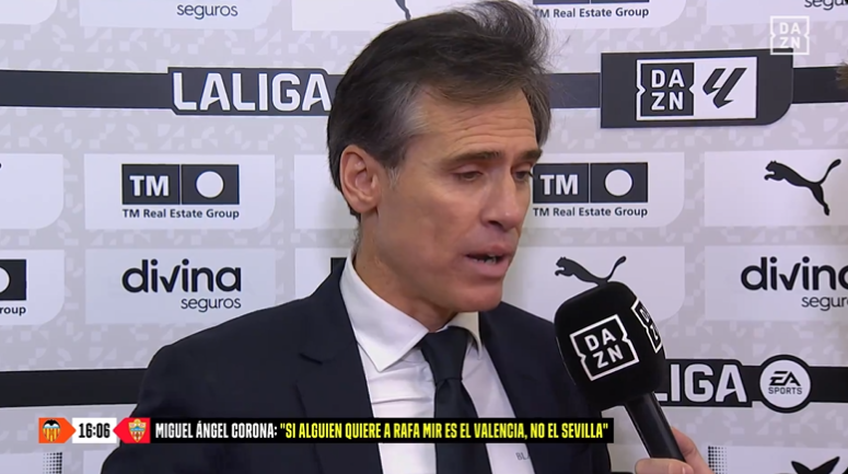 El Valencia ataca duramente a Víctor Orta y las formas del Sevilla por el 'caso Rafa Mir'