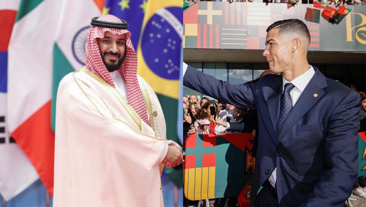 El príncipe heredero de Arabia Saudí tienta a Cristiano Ronaldo