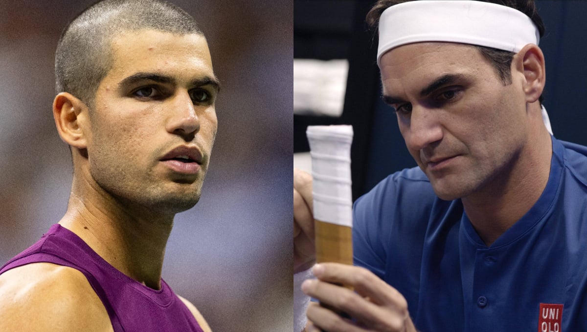 Alcaraz se ve las caras con Federer