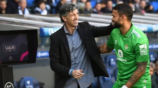 Imanol Alguacil, conforme... con la boca pequeña