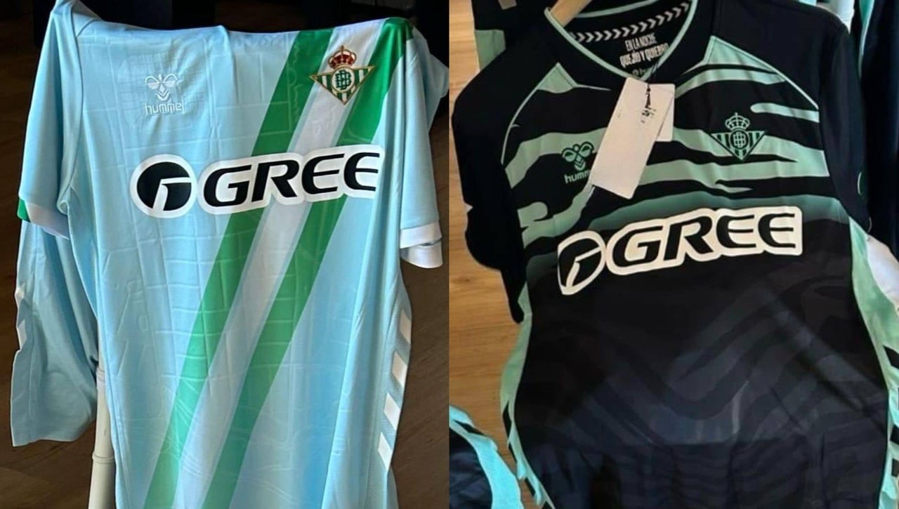 Así son la segunda y tercera camiseta del Real Betis para la 25/26