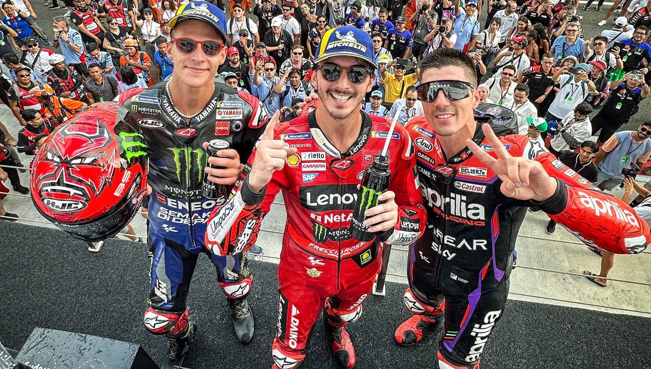 Bagnaia aprovecha el grave error de Jorge Martín para robarle su sueño   