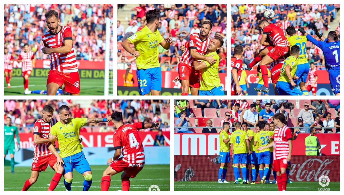 Las mejores imágenes del empate entre el Girona FC y el Cádiz CF