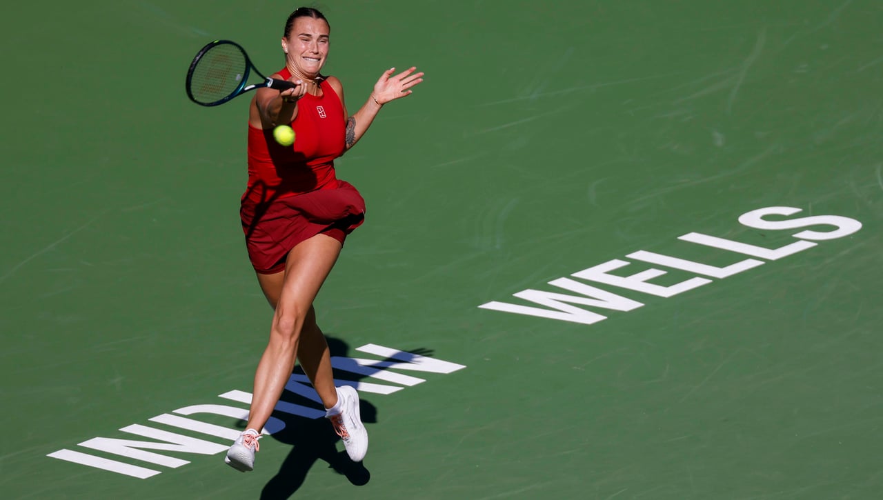 El huracán Sabalenka vuelve a golpear y se cita con la gran historia de Indian Wells 