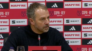 Flick se permite bromear tras la goleada al Betis