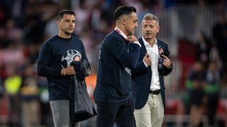 Despedidas dolorosas en el vestuario del Girona