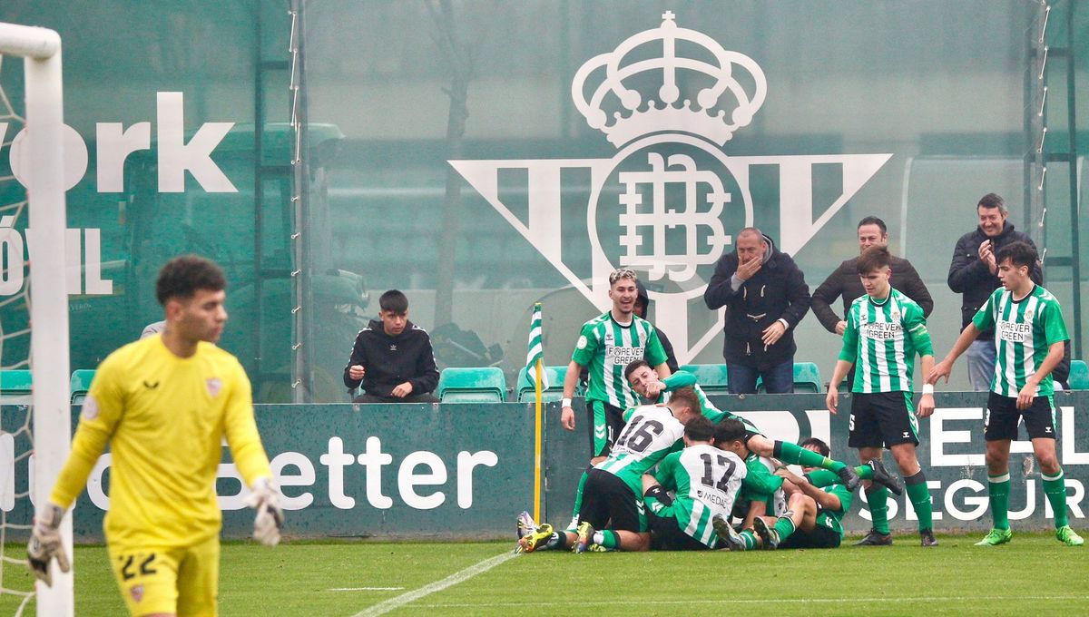 1-0: El segundo derbi juvenil de Copa vuelve a tener color verdiblanco