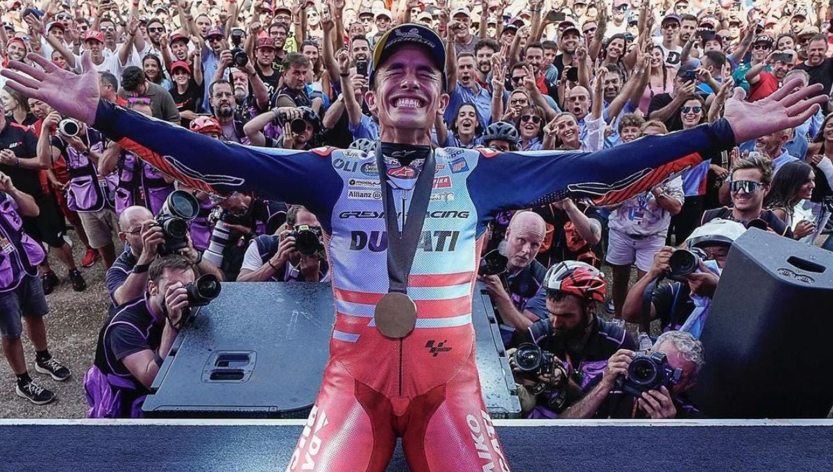 A Marc Márquez lo ven en Italia batiendo a Agostini