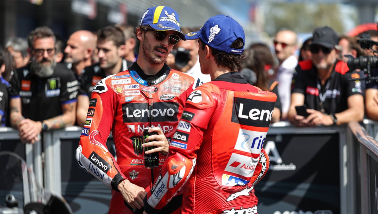 Ducati enciende la mecha de Bagnaia contra Marc Márquez