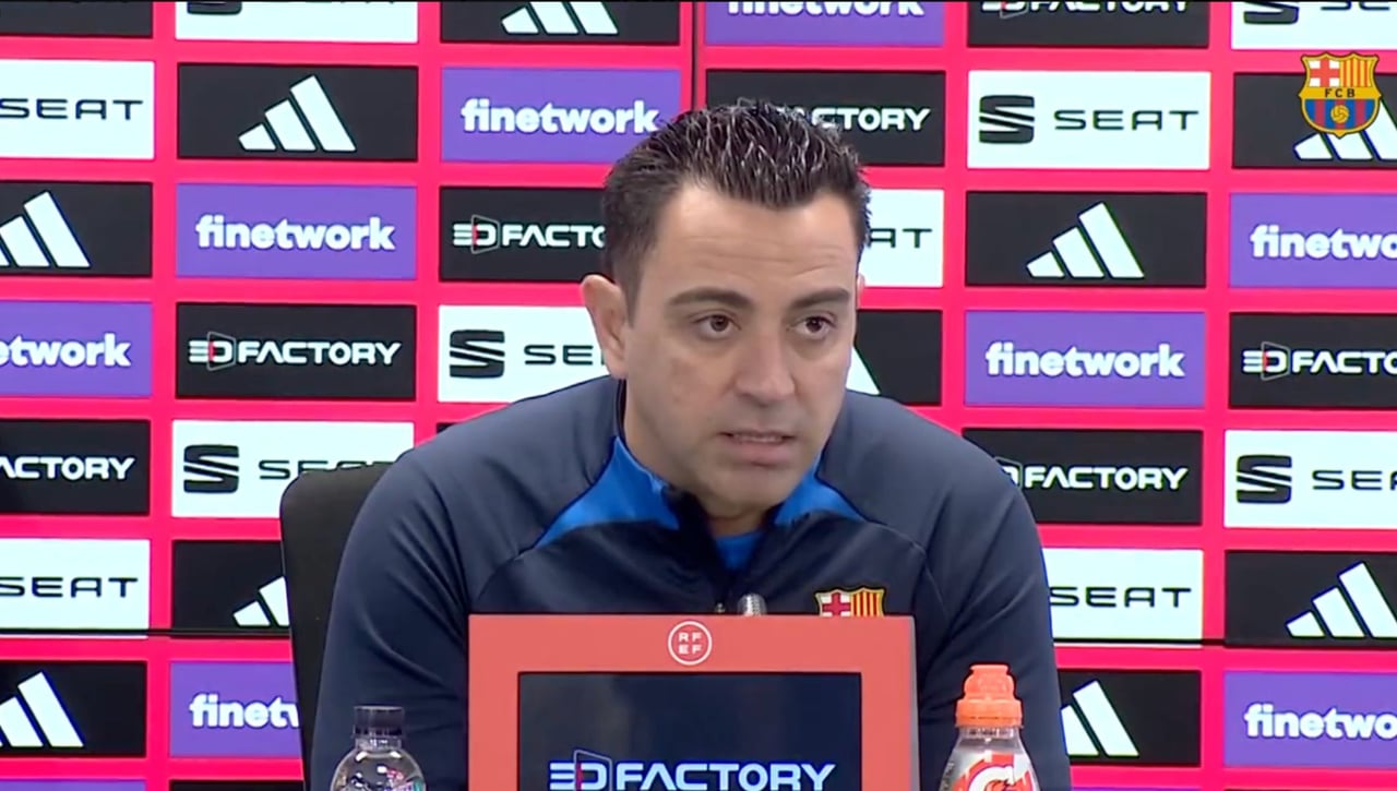 Xavi sobre el planteamiento de Ancelotti para el Clásico de Copa del Rey: "Espero a un Madrid agresivo"