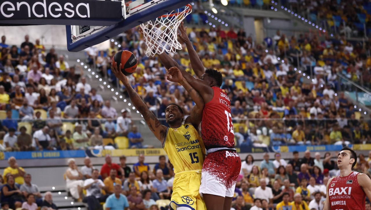 Dreamland Gran Canaria 97 - 92 Baxi Manresa: Agónico y merecido triunfo de los canarios