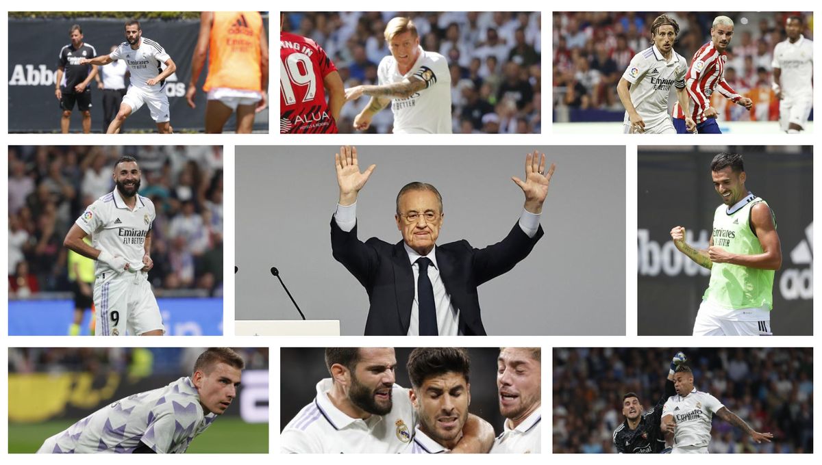 Los jugadores del Real Madrid a los que Florentino renovará, y a los que no