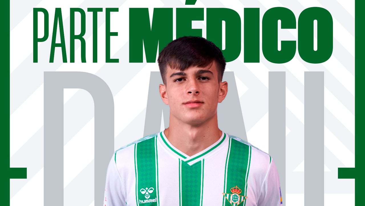 Mazazo en el Betis con la gravísima lesión del talentoso Dani Pérez