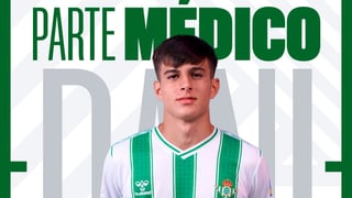 Mazazo en el Betis con la gravísima lesión del talentoso Dani Pérez