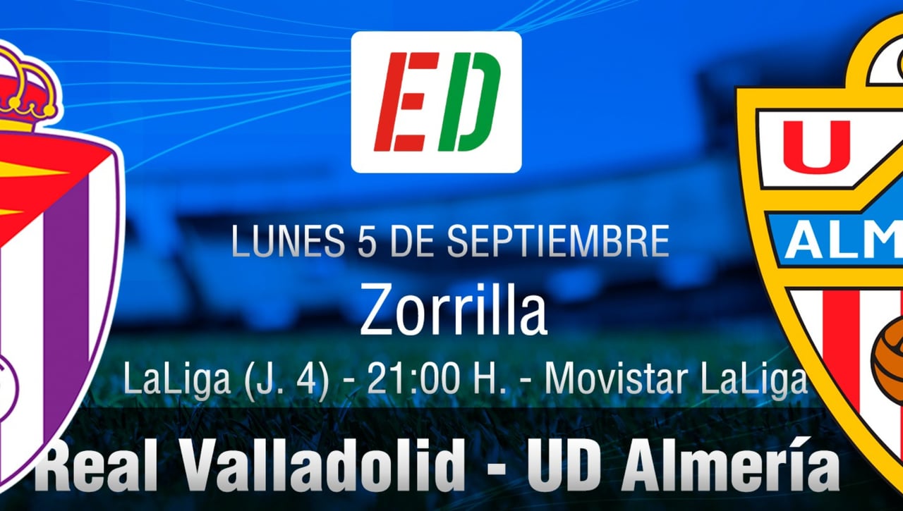 Real Valladolid-Almería: Primera prueba d.S. (después de Sadiq) donde Pacheta recupera pólvora