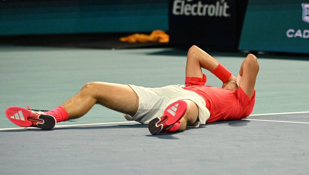 Mensik paga caro su triunfo en el Masters 1000 de Miami