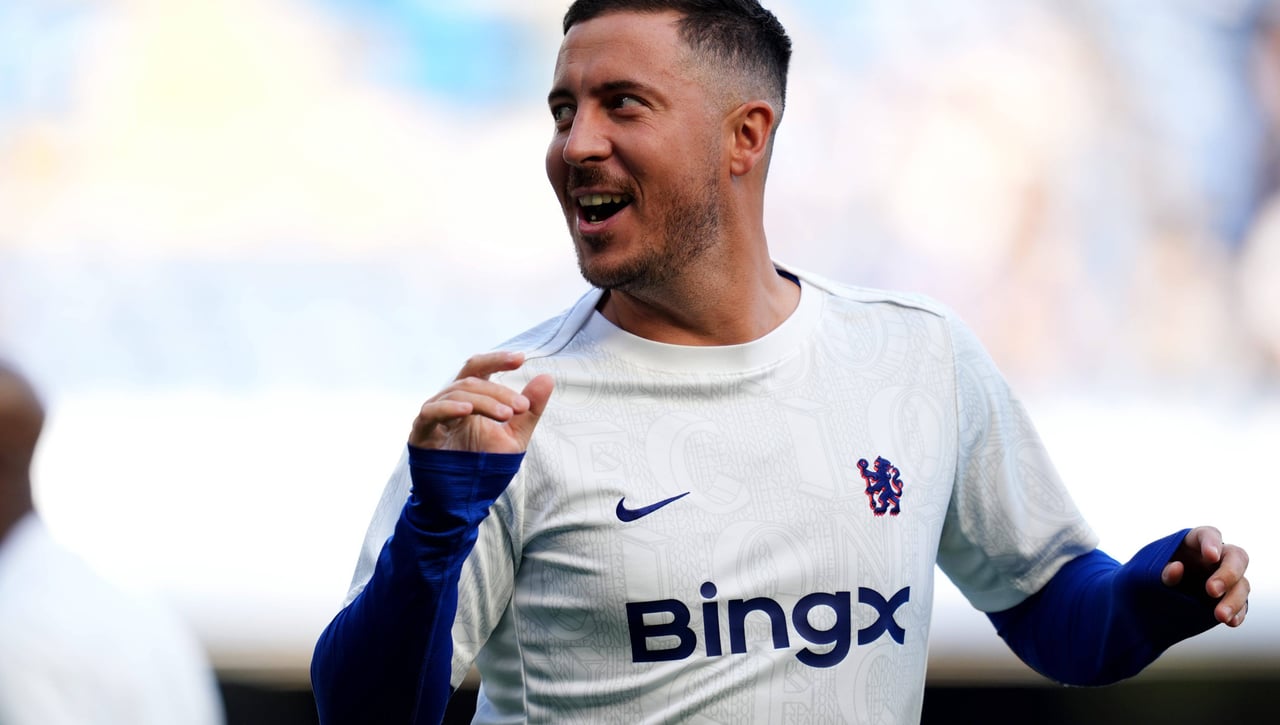 Eden Hazard vuelve a vestirse de corto en un encuentro de leyendas entre Chelsea y Liverpool