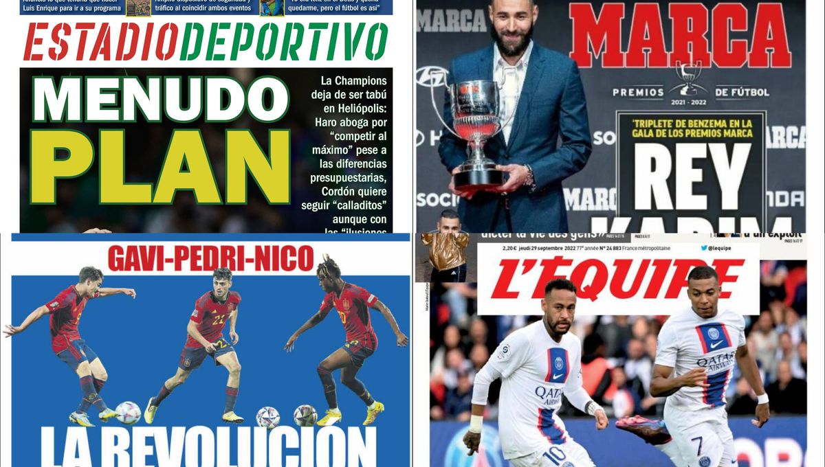El plan del Betis, los dos objetivos del Madrid, Mbappé y Neymar, relación rota... Así vienen las portadas de hoy