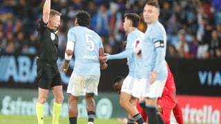 Hernández Hernández defiende su decisión en el polémico penalti del Celta - Sevilla